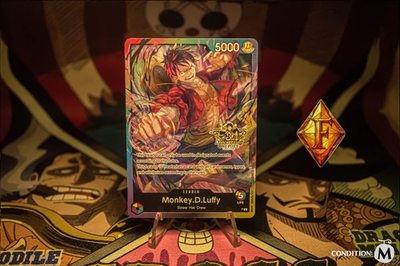 #ad #ad ONE PIECE TCG MONKEY D. LUFFY RARE 3RD ANNIVERSARY PROMO ALT ART ST01 012 NM $16.99