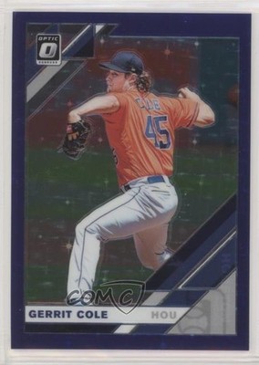 2019 Panini Donruss Optic Purple Stars Prizm 45/125 Gerrit Cole #162 1j2
