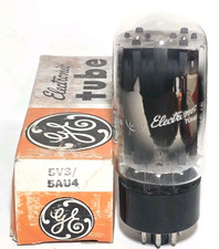 1 GE 5V3 / 5AU4 D Getter Vacuum Tube Tested NOS On TV 7