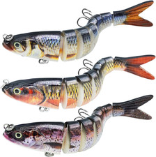 Fishing Lures for Bass Trout Topwater Multi Jointed Swimbaits Slow Sinking Bioni