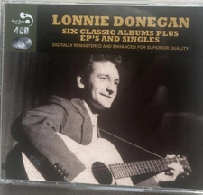 LONNIE DONEGAN-Six Classic Albums Plus EP’s And Singles 4 CD Set