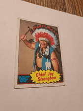 1985 Topps WWF Wrestling Trading Card Chief Jay Strongbow #20 Raw Vintage