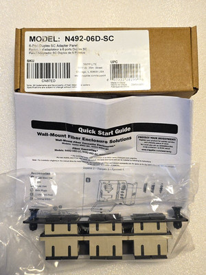 TRIPP LITE~ N492-06D-SC  6-PORT DUPLEX SC ADAPTER PANEL