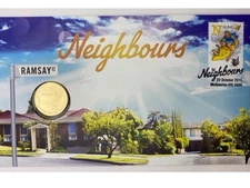 2019 Australian PNC”Neighbours” Aussie Alphabet Letter“N”RAM $1 Coin.