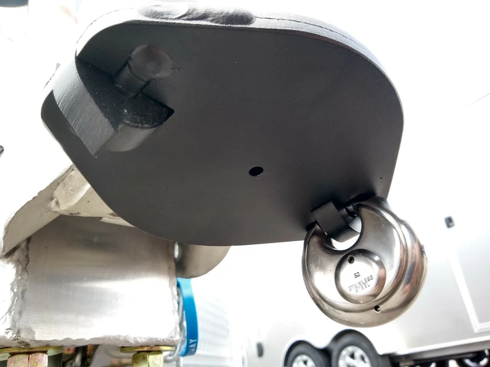 Bloqueo acoplador enganche de remolque 2 5/16" alta seguridad se adapta a Demco y otros Foto 3 de 4