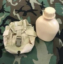 MOLLE II 1 QUART CANTEEN GENERAL PURPOSE POUCH NSN 8465-01-494-0272 DESERT CAMO
