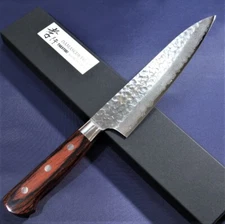 Japanese Chef's Knife SAKAI TAKAYUKI Hammered Damascus VG10 180mm Gyuto Japan