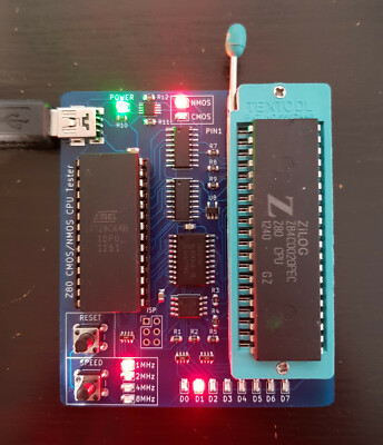 Z80 CPU NMOS / CMOS Tester
