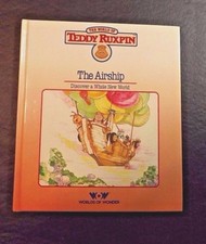 TEDDY RUXPIN BOOK THE AIRSHIP WORLDS OF WONDER - BOOK ONLY