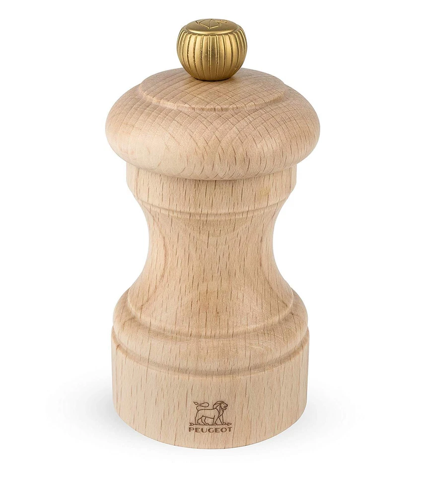 Molinillo de pimienta chocolate Peugeot 2/22594 Bistro 4 pulgadas y molino de sal natural de 4 pulgadas Foto 3 de 3