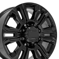 20x8.5 Black Cv70b Wheels Set 8x180 Fits Silverado Sierra Denali 2500 3500 20x8.5 Black Cv70b Wheels Set 8x180 Fits Silverado Sierra Denali 2500 3500