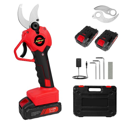 21V Electric Pruning Shears Cordless Tree Pruner Branch Cutter Gardening Scis...