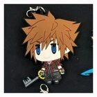 Kingdom Hearts 3 Sora Rubber Strap Charm Keychain Key Ring Final Fantasy Gift