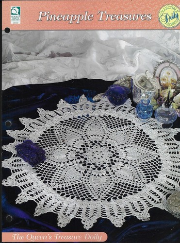 House of White Birches Collectible Doily Series Pineapple Treasures-Choice - Picture 7 of 16