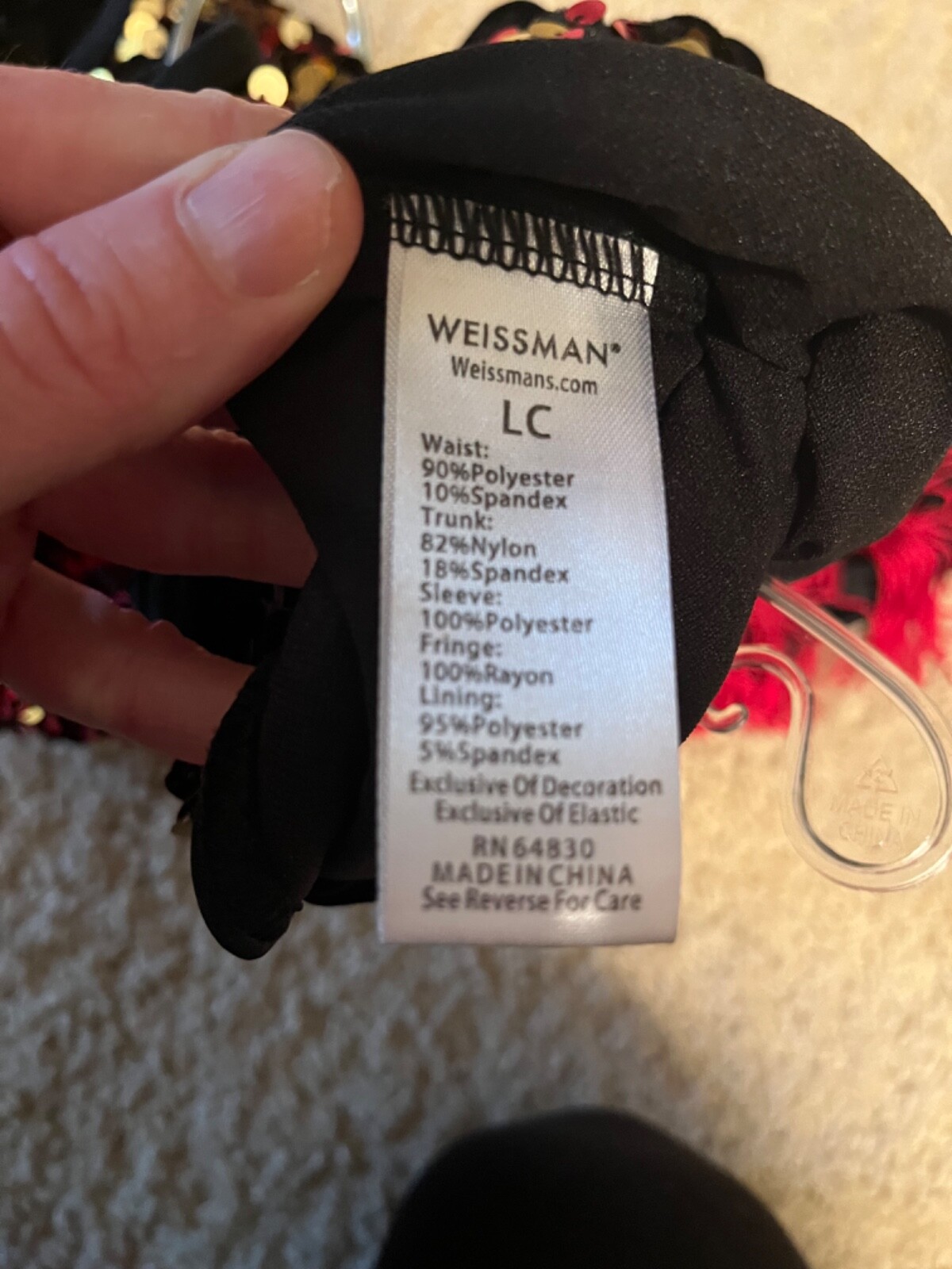 dance costume girls weissman. Worn once. - image 1