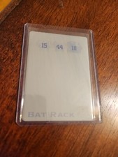 Leaf 2022 Lumber Baseball Cyan Printing Plate Munson,Jackson, Chambliss bat rack