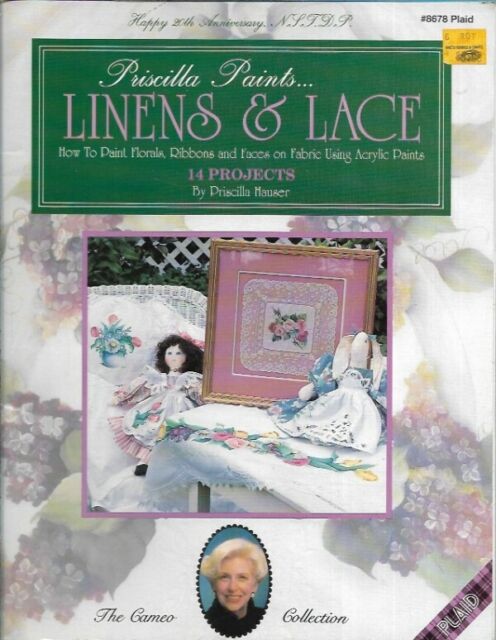 Priscilla Paints Linens & Lace How To Book Plaid 8678 Priscilla Hauser