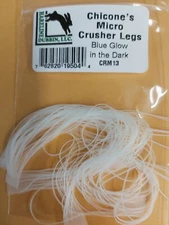 HARELINE  Chicone's Micro Crusher Legs  #CRM13  BLUE GLOW IN THE DARK