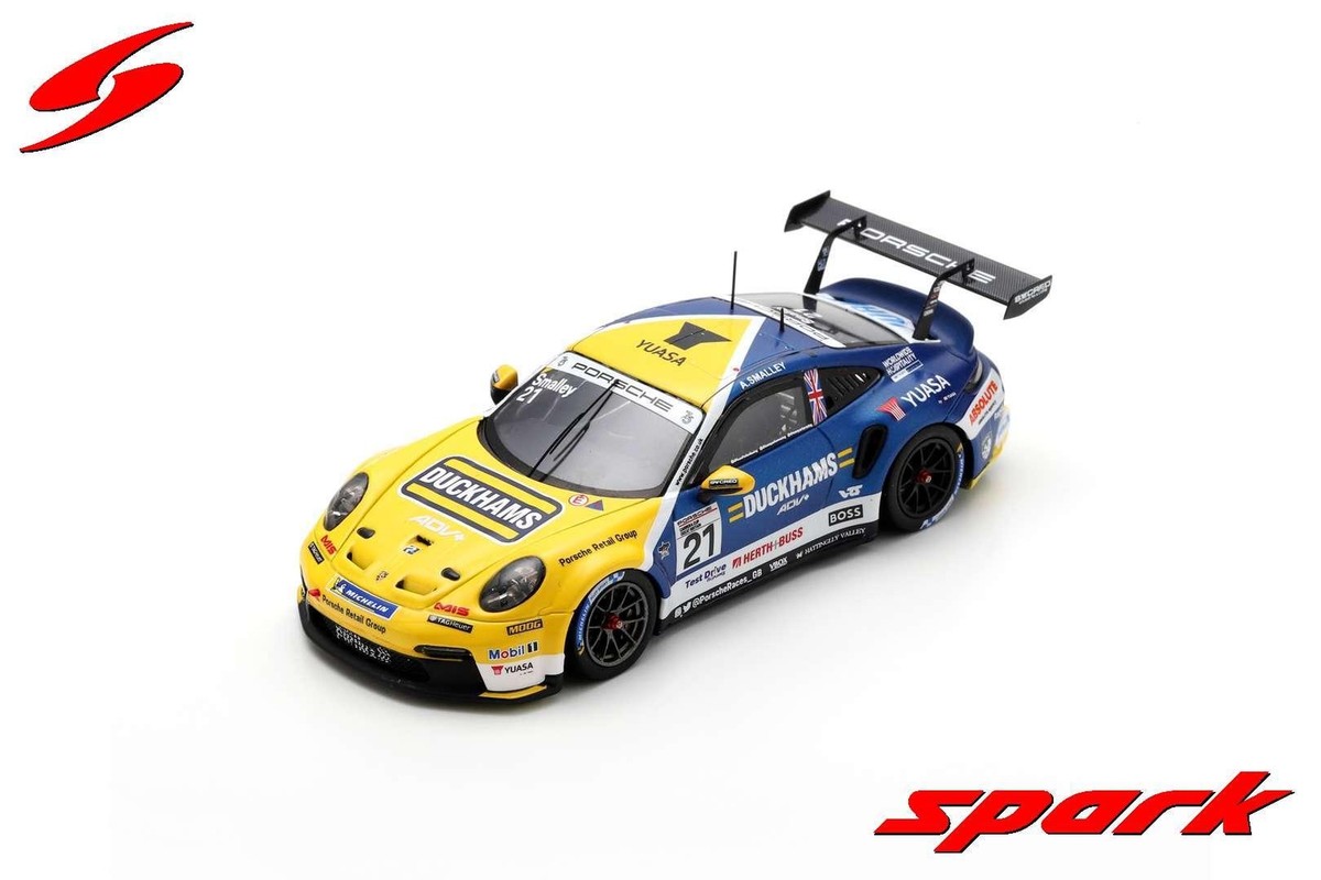 Porsche Design 911 GT3 Cup ミニカー 1:43 SPARK Porsche 911 Gt3 Cup #21 Carrera Cup GB Champion 2023