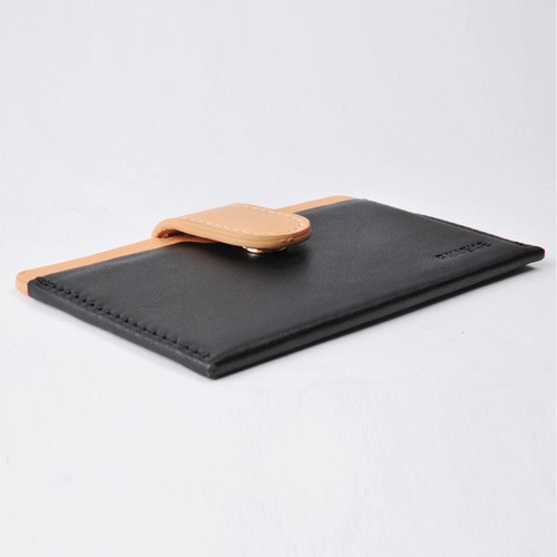 Ringke Genuine Leather ID/Card Holder 3M Adhesive Sticker Attach Wallet - ORANGE - 第 6/11 張圖片