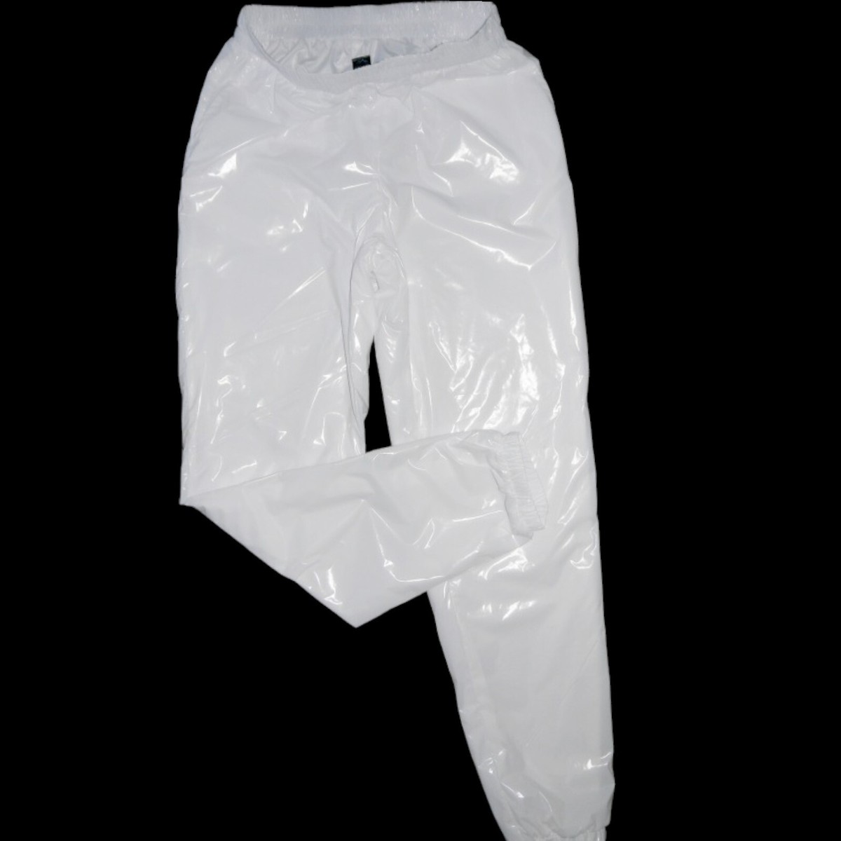 Glanznylon PVC Lack Hose JG Regenhose Jogginghose 13 Farben XS-5XL