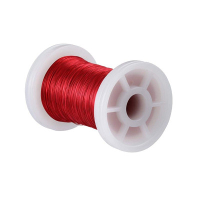 BNTECHGO 38 AWG Magnet Wire - 2 oz - 0.0039'' Red