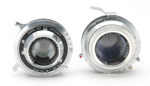 Vintage 2 German FOCUSING Lenses: Agfa 4.5/85mm & Enna 3.5/75mm For 6x7 Frame. - Picture 2 of 3