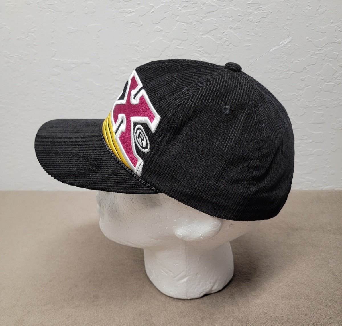 Buy FOX Racing F1 MX Black Orange Corduroy Snapback Trucker