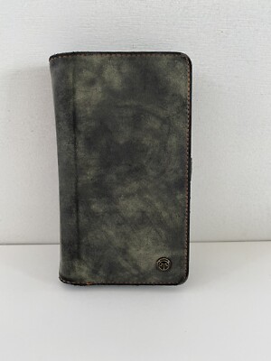 Case Me Wallet/Holder Gray Suede No Phone Case