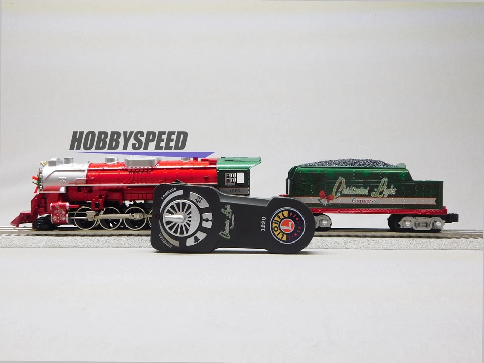 LIONEL CHRISTMAS LIGHT EXPRESS LIONCHIEF STEAM LOCOMOTIVE O GAUGE 2123100-E NEW - Image 2 of 4