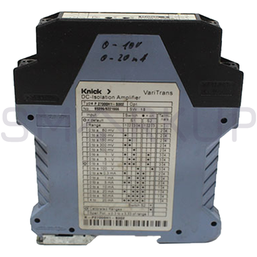 Used & Tested KNICK P 27000 H1 Varitrans DC Isolation Amplifier eBay