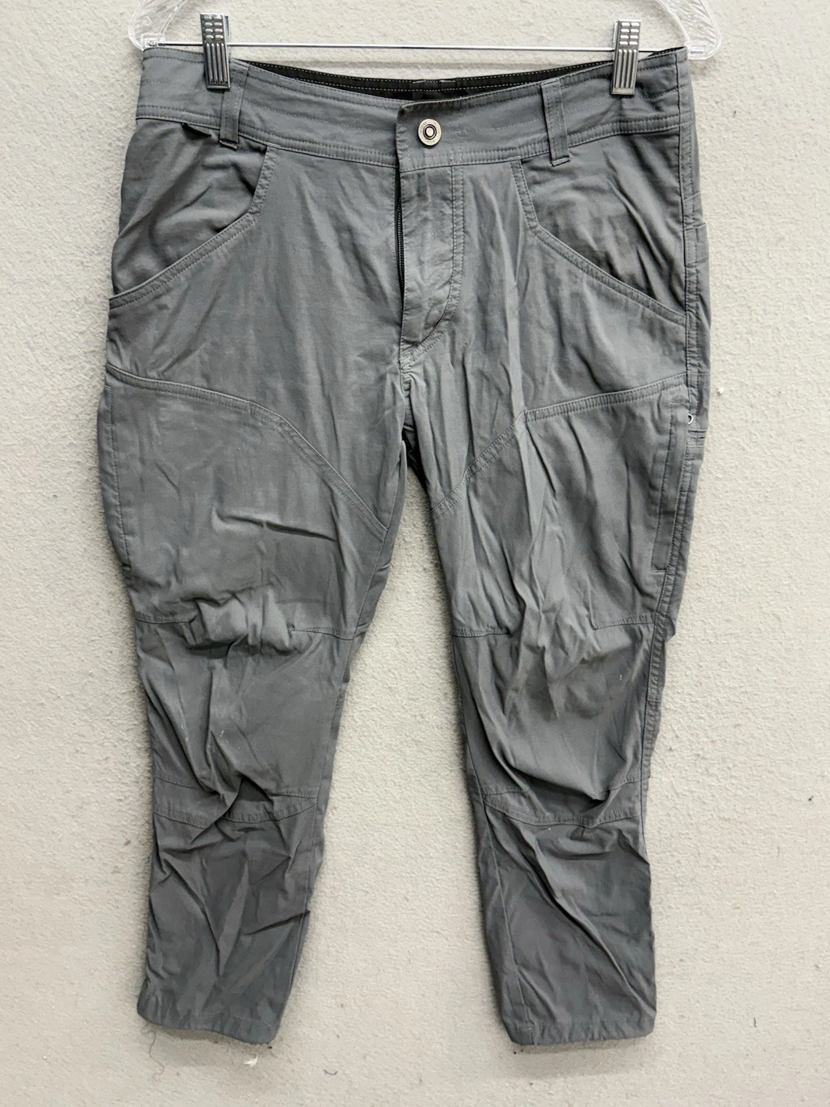 Kuhl Pants Mens 30x28 Gray Hiking Climbing Trekking Outdoor Work Stretch Pants