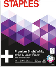 Laser Paper 8.5 X 11 Inch 28 Lb 98 Bright High‑Quality Prints, 500 Sheets
