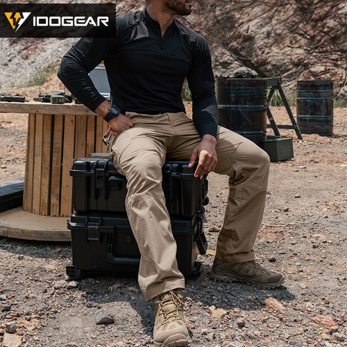 IDOGEAR Herren Tactical Pants Flex Ripstop Cargohose Outdoor Wanderhose Hunting - Bild 23 von 29