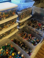 LEGO PARTS BULK LOT Minifigure Pieces 1 Whole Pound lb Torso Head Star wars City