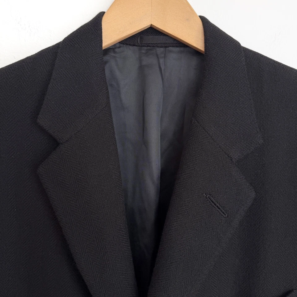 Ralph Lauren фиолетовый этикетка 100% кашемир блейзер 42L сделано в Англии черный - Изображение 3 из 4