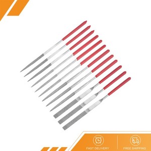 AFUNTA 16-Piece Needle File Set – 10 Diamond + 6 Hardened Steel Files For Shaping Metal, Wood, Glass & Stone