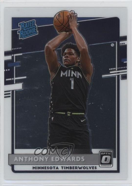 2020-21 Panini Donruss Optic Rated Rookie Anthony Edwards #151 02y7