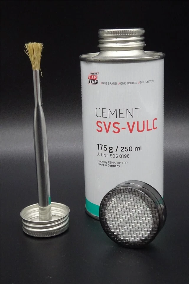 175g Vulkanisierflüssigkeit + Pinsel incl. Lochschnüffler Lochfinder TIP TOP - Bild 1 von 1
