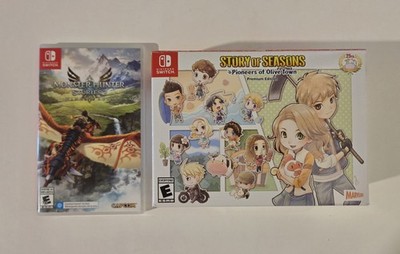 Monster Hunter Stories 2: Wings of Ruin & Story of Seasons Switch bundle / Lot