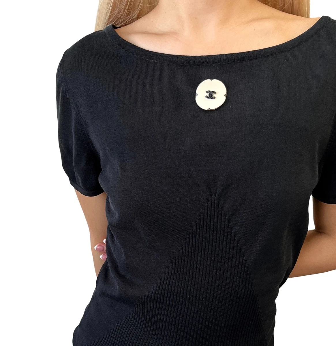 CHANEL Logo Top In Women's Tops & Blouses for sale | eBay