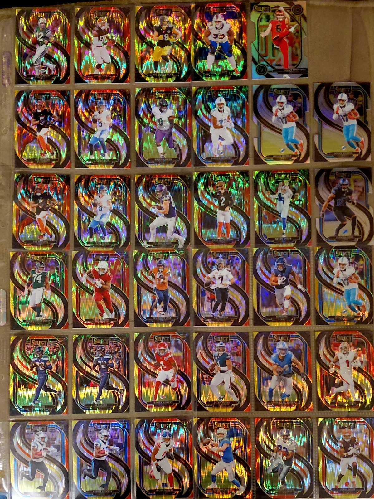 2024-25 Panini Select football lot of 500 rookies parallels & stars