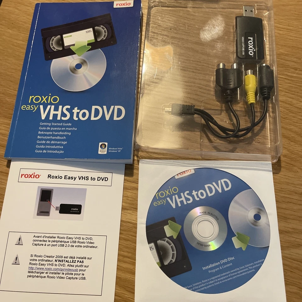 ROXIO Easy VHS to DVD for Windows Vista/XP/Windows 7 from VHS, Hi8, Video 8 - Image 2 of 4