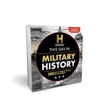 2025 History Channel This Day in Military History Boxed Calendar: 365 Days o...
