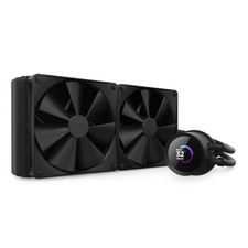 Kraken 240-240mm AIO CPU Liquid Cooler - Customizable 1.54"" Square LCD Displ...