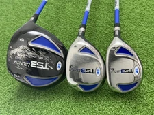 U.S. Kids Golf TS3 LAUNCH v10 DRIVER + 3 WOOD + 4 HYBRID SET Right USKG 57"