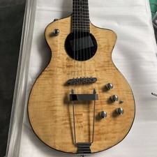 24 Frets Brown Mahogany Body Electric Guitar Laminated Maple Neck