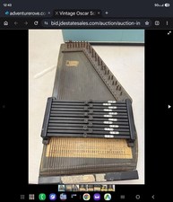 Antique Vintage Autoharp By Oscar Schmidt 12 Chord 36 Strings