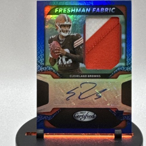 Panini 2025 Certified Shedeur Sanders Freshman Fabric Mirror Signatures Auto Mem