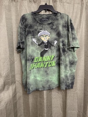 Nickelodeon Danny Phantom Green Tye Dye T Shirt 